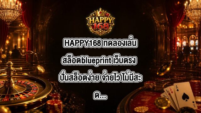 HAPPY168 ทดลองเล่นสล็อตblueprint