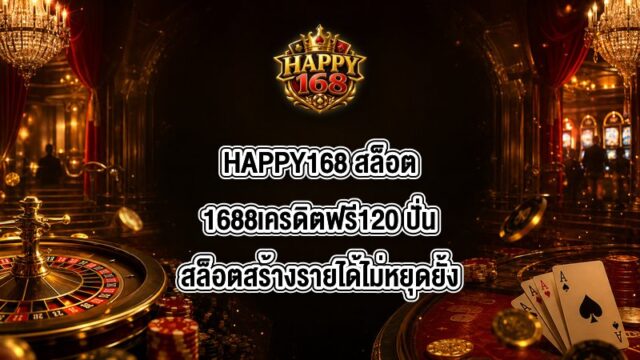 HAPPY168 สล็อต1688เครดิตฟรี120